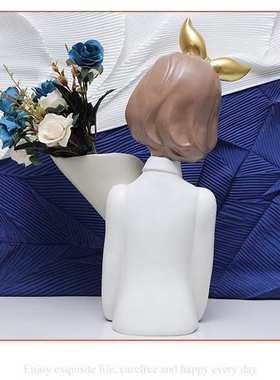 北欧轻奢玄关托盘女孩摆件创意电视柜装饰品酒柜钥匙收纳迁移礼品