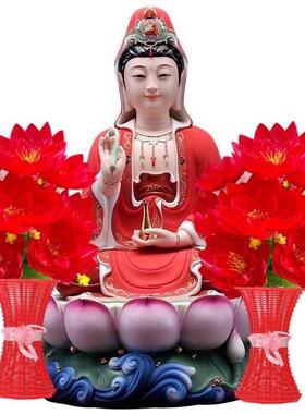 九朵莲花假花佛花仿花束套装供佛花寺庙桌上供花装饰品摆件摆设
