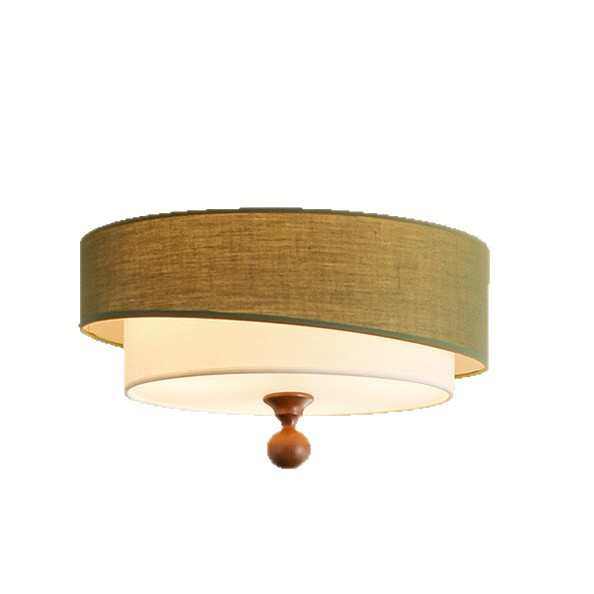 宋代美学设计师淡雅实木撞色布艺复古衣帽间主卧书房灯卧室吸顶灯,淘宝优惠券,粉丝福利购,淘宝优惠卷