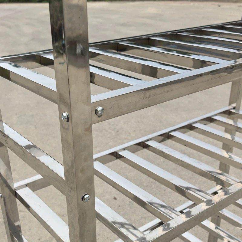 不锈钢花架方管置物架仓库整理架酒店厨房储物架仓储多层镂空架子,淘宝优惠券,粉丝福利购,淘宝优惠卷