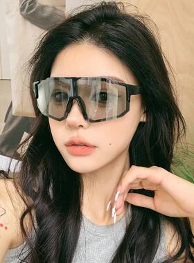 专业骑行太阳眼镜户外自行车防风公路超大框抗UV运动太阳眼镜遮阳