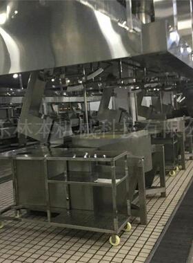 商用中央厨房设备 全套商用预制菜大型食堂设备 酒店炒菜蒸煮设备
