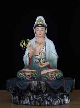 正品观音佛南海像观世菩萨神像家用供音奉摆件音关神像