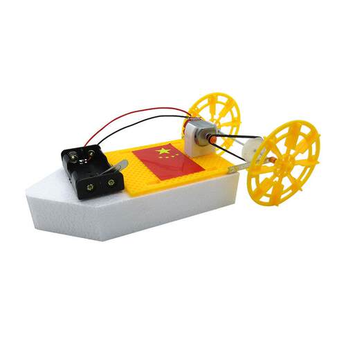 diy双桨明轮船科技小制作 益智模型物理小发明科学实验儿童小学生 - 图3