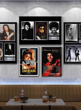 迈克尔杰克逊装饰画KTV音乐餐厅酒吧舞蹈室MichaelJackson挂画