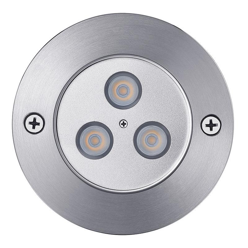 Small power 24V underwater light 12V stainless steel floodlight LED underwater downlight outdoor waterproof spotlight pool light