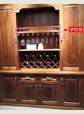 东阳木雕酒柜配件实木车木小柱子圆柱欧式立柱木葫芦装饰廊桥