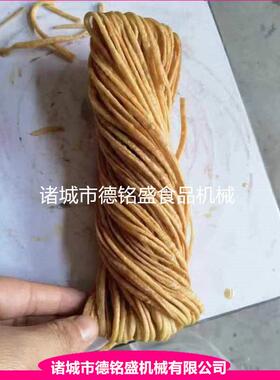 山东炸馓子设备 小馓子油炸流水线 自动扭花2两重馓子油炸机