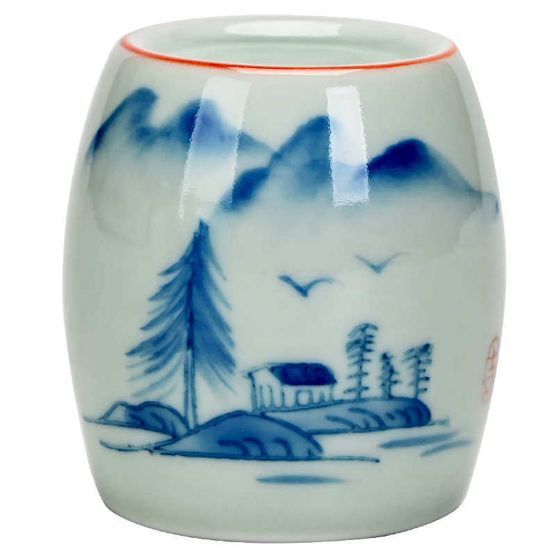 覆古盖置陶瓷盖托手绘古青茶壶盖碗盖子中式功夫茶具茶道配件,淘宝优惠券,粉丝福利购,淘宝优惠卷