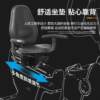 Household horizontal magnetically controlled exercise bike indoor gym aerobic silent spinning bicycle sports rehabilitation exercise bike