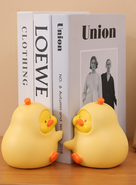 永不分梨抱抱鸭书挡桌面摆件治愈情侣人节送男女朋友生日毕业礼物