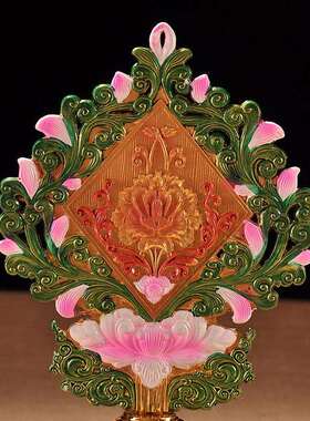 用品 吉祥树 八吉铜祥摆摆件 吉EZR祥八八宝树件套装 大号