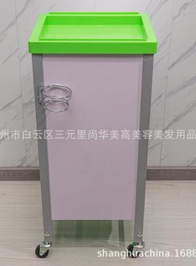 新款复古美发车发廊工具小推车理发店烫染发型师专用手推杠车加固