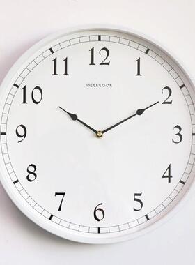 整点报时挂钟钟家用现代简约客厅时创钟意静英YMW音石钟西敏寺声