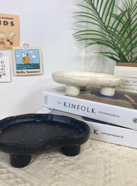 收纳摆件玄关门cx202302口钥匙托盘i家装s饰品首饰居盘客n厅摆设