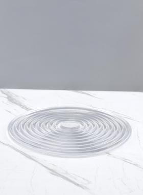 样板房装饰品玻璃圆形装饰摆件