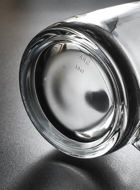 法国弓箭透明钢化玻璃把杯家用耐热牛奶杯耐高温泡茶杯水杯