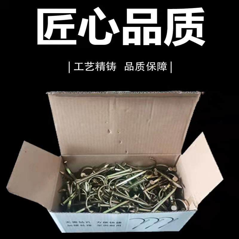 整箱水管钩钉免打孔固定管卡钉线管卡扣20勾钢钉4分6分25水泥码钉 - 图1