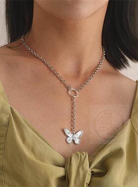 -Necklace female jewelry fashion alloy butterfly shape penda