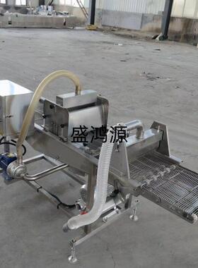 全自动锅巴土豆淋浆机吐司面包上浆淋浆设备小型菩提南瓜淋浆机