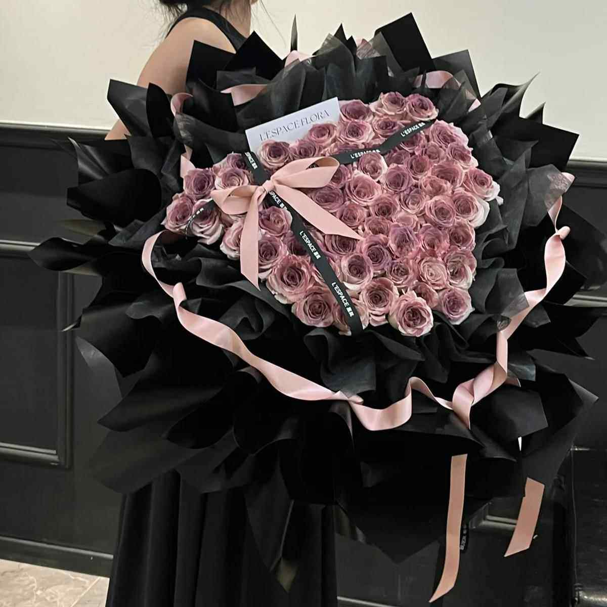 情人节花束包装纸情人节乌梅子酱花束粉色丝带鲜花花束花艺缎带砂,淘宝优惠券,粉丝福利购,淘宝优惠卷