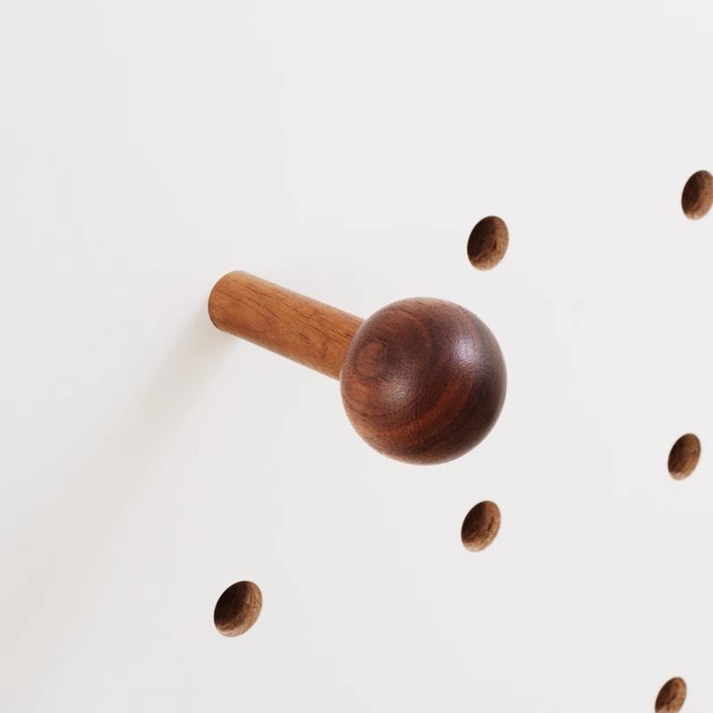 Carpentry uncle hole board accessories matchsticks suitable for 15mm round hole solid wood black walnut hooks and sticks
