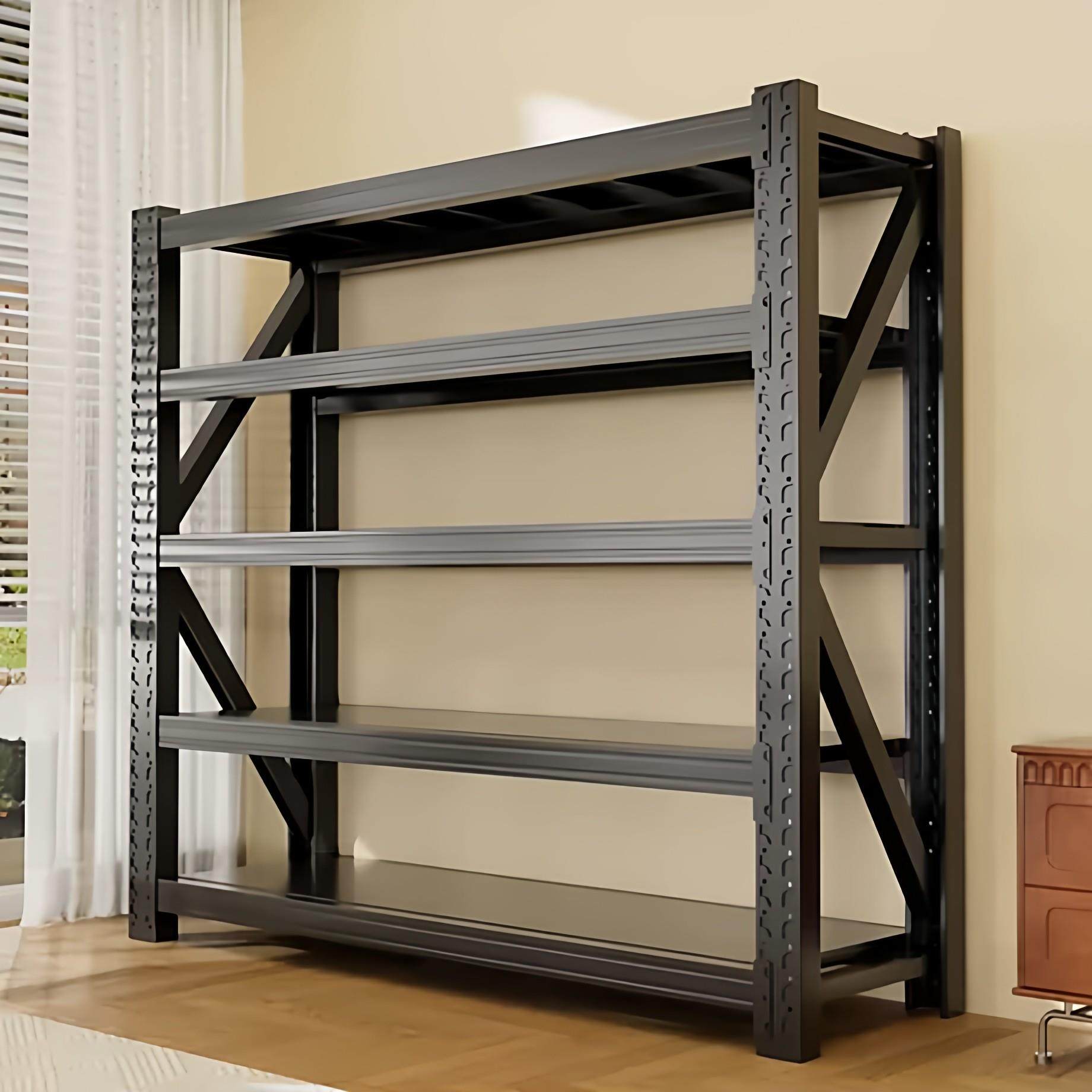 仓储货架置物架可调节货架超市驿站收纳架子加厚款蝴蝶扣设计货架,淘宝优惠券,粉丝福利购,淘宝优惠卷