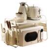 Microwave oven rack kitchen oven shelf countertop multifunctional hole board household rice cooker pot appliance bracket
