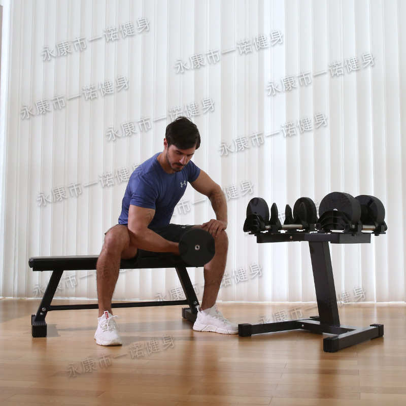 折叠健身器材训练杠铃凳日常室内平板凳凳哑铃家用椅健身推举 - 图0