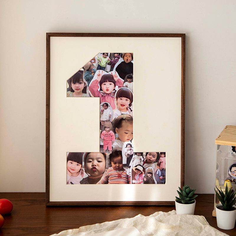 小红书宝宝一周年成长纪念照相框儿童12个月记录照片相册周岁礼物,淘宝优惠券,粉丝福利购,淘宝优惠卷
