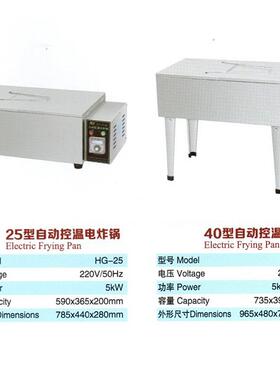 商用台式单缸电炸炉炸油条炸鸡腿薯塔油条机立式电炸炉