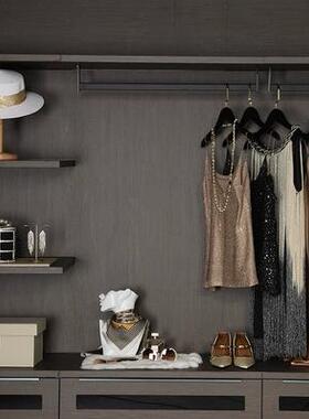 奢样板房帽间摆件衣软装家居轻展DOU厅软板装样间衣柜装饰品