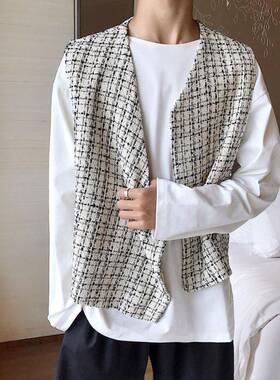 I 69105 Autumn Men's Sleeves Vest 宽松无袖马甲
