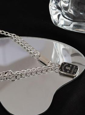 儿童项链男孩男童潮配饰钛钢吊坠