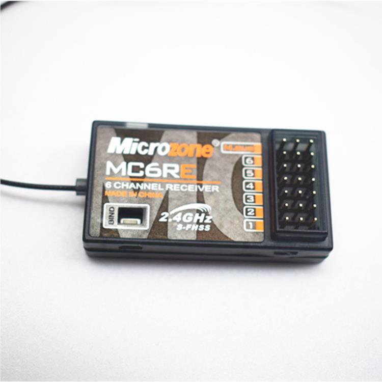 航模飞机遥控器接收器MC 6C迈克MC6RE 2.4G飞行器MC7RB固定翼四轴 - 图1