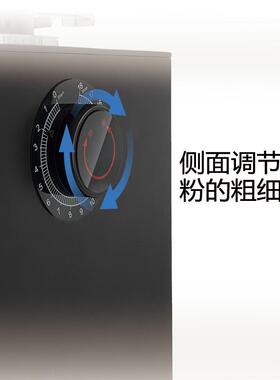 霸力欧液晶屏带磨带压64mm平刀电动定量咖啡磨豆机手冲意式通用
