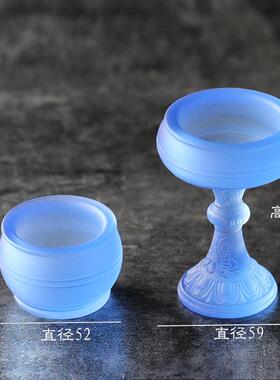 琉璃佛具香炉烛台供杯净水杯一套家居佛堂寺庙供奉供具用品套装