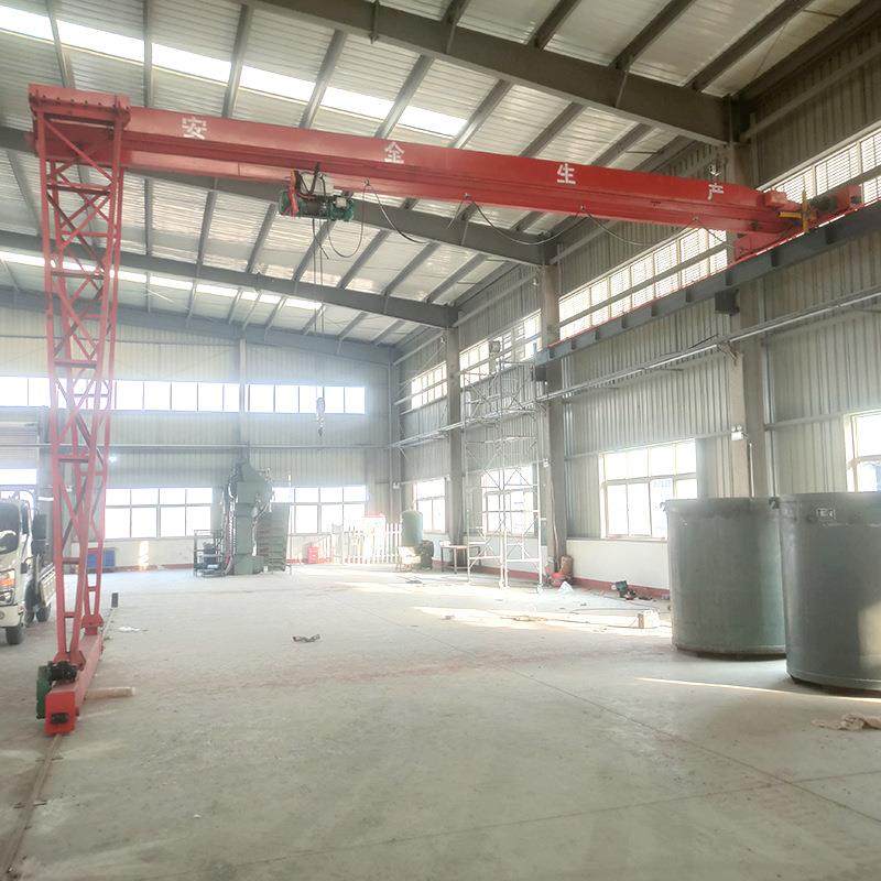 单梁龙门吊货场码头吊运用10吨龙门吊起重机轨道移动花架龙门吊 - 图2