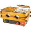 Wooden frame Oden cooking machine commercial electric double-cylinder grid pot noodle cooking stove skewers incense equipment spicy hot pot noodle pot
