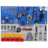 Factory direct sales hardware tool hanging board wall storage hole board display rack square hole hanging board hook tool hanger