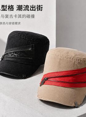 女士春秋帽子女款适合方圆脸个性潮流时尚鸭舌帽休闲百搭小众设计