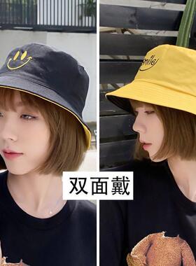 渔夫帽女款2026新款大头围渔夫帽子夏款遮阳防晒帽日系显脸小