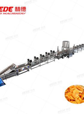 休闲零食油炸机妙脆角锅巴油炸膨化食品设备全自动牛肉干油炸机