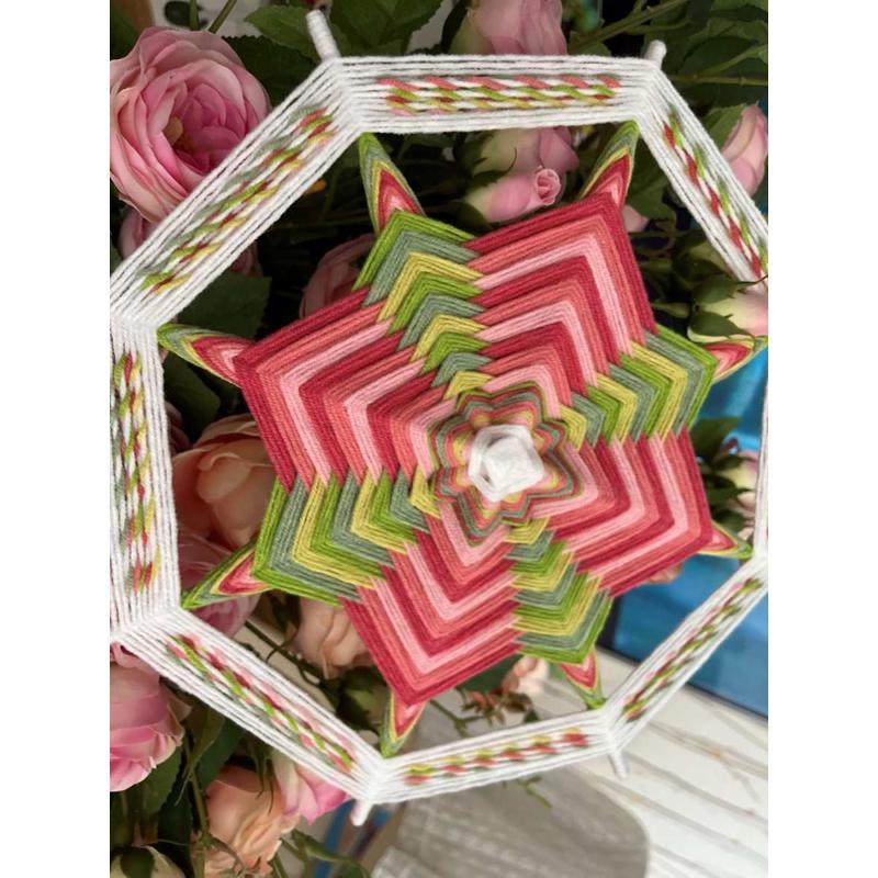 成品曼达拉手工毛线编织装饰工艺男女朋友送教师节礼物 DIY材料包,淘宝优惠券,粉丝福利购,淘宝优惠卷