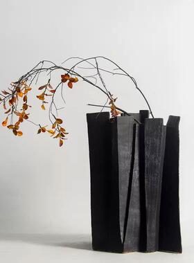 摆现代插创意几何不规花瓶件花则器样板房间民宿酒店LQP客厅装饰