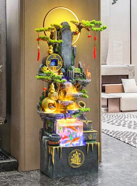 跨境件东南芦环亚假山2288喷泉葫流水摆循水鱼缸客厅招财落地装饰