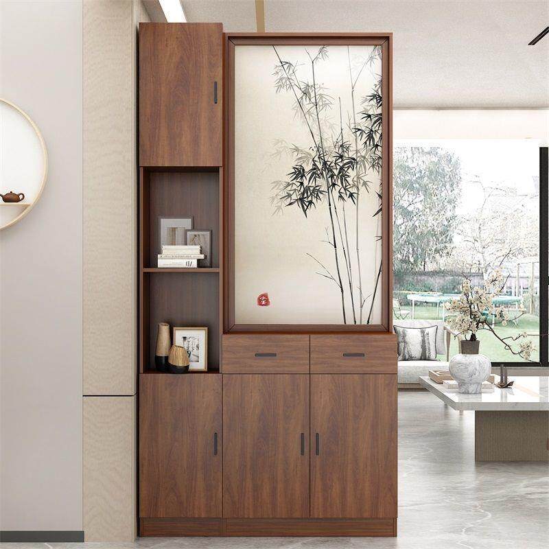 Opposite the door, screen cabinet, partition rack, modern, simple, light luxury, 372-door entrance, living room, cabinet cover