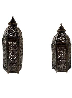 跨境节日镂空铁艺复古摩洛哥风灯烛台装饰家居摆件欧式风格