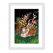 (New product leaked) Limited edition print of Little Girl Riding a Snail by popular freelance illustrator Lu Xixizi