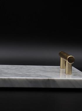 浩晟大理石创意现代简约西餐甜品寿司盘首饰收纳盘托盘蛋糕盘热卖